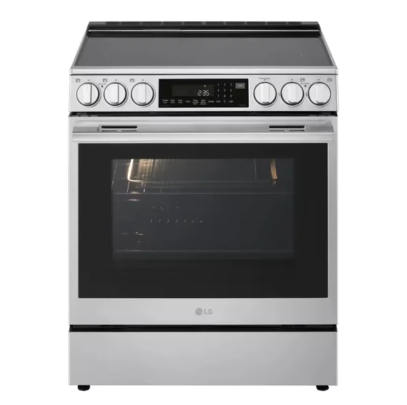 LG - 6.3 cu. ft Smart Electric Range in Stainless - LSEL6337XE Stainless