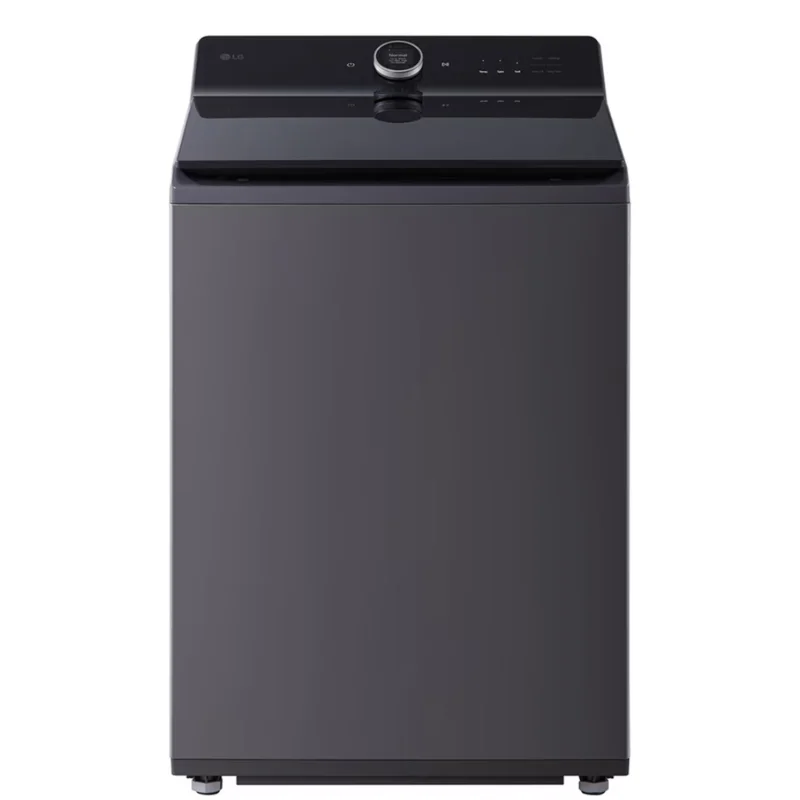 LG - 6.3 cu. Ft Top Load Washer With ezDispense in Black - WT8600CB Black