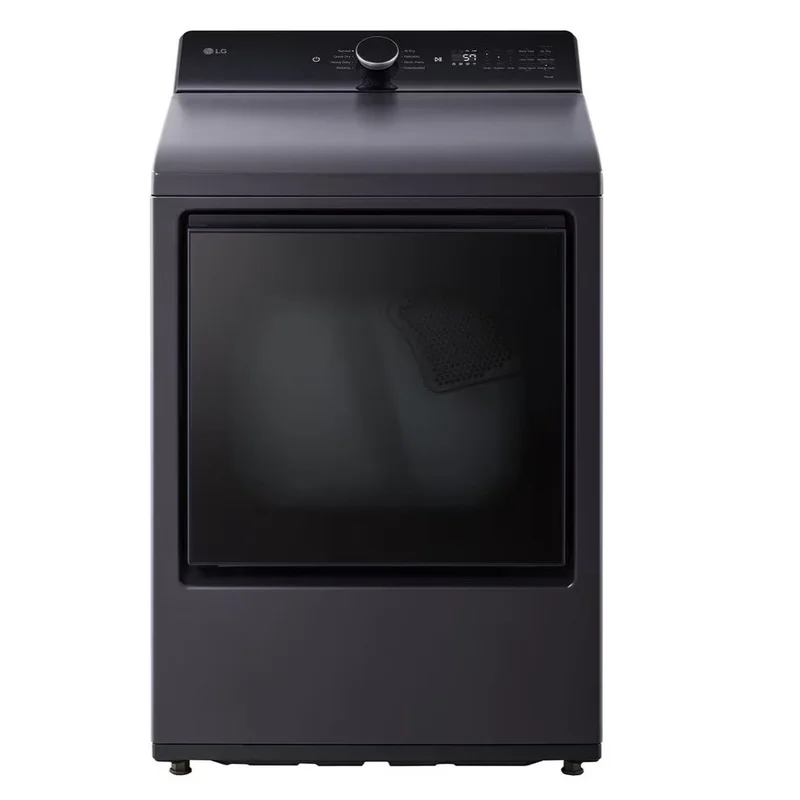 LG - 7.3 cu. Ft Electric Dryer in Graphite - DLE8400BE Graphite