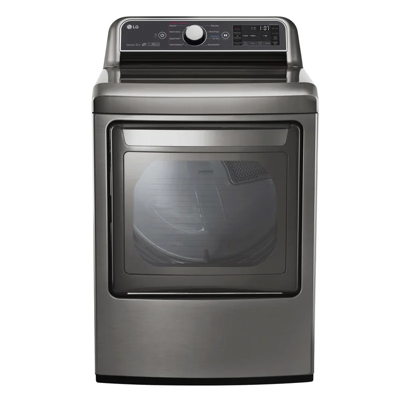 LG - 7.3 cu. Ft Electric Dryer in Stainless - DLEX7300VE Stainless