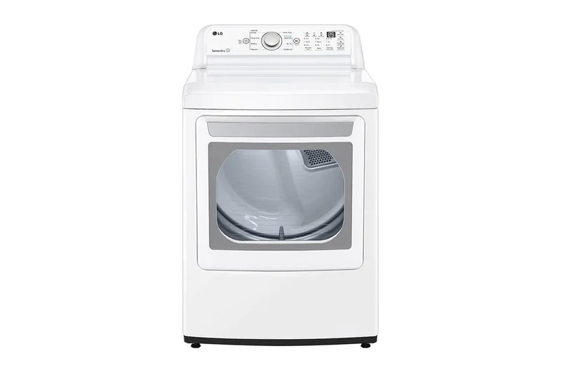 LG - 7.3 cu. Ft Electric Dryer in White - DLE7150W White