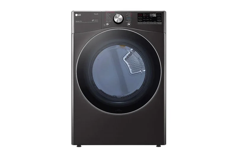 LG - 7.4 cu. Ft  Electric Dryer in Black Stainless - DLEX4200B Black Stainless