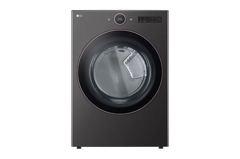 LG - 7.4 cu. Ft  Electric Dryer in Black Stainless - DLEX6500B Black Stainless