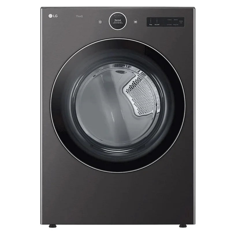 LG - 7.4 cu. Ft  Electric Dryer in Black Stainless - DLEX6700B Black Stainless