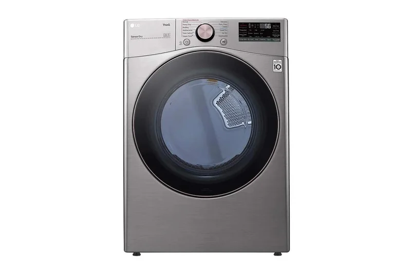 LG - 7.4 cu. Ft  Electric Dryer in Graphite - DLEX3850V Graphite