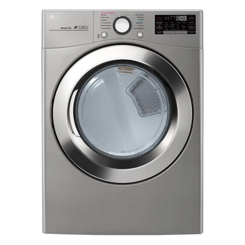 LG - 7.4 cu. Ft  Electric Dryer in Stainless - DLEX3700V Stainless