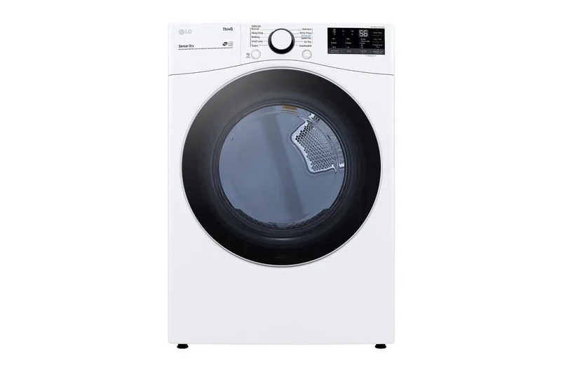 LG - 7.4 cu. Ft  Electric Dryer in White - DLE3600W White