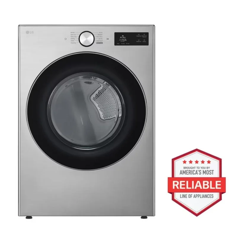 LG - 7.4 cu. Ft Vented Gas Dryer in Stainless - DLGX5801V Stainless
