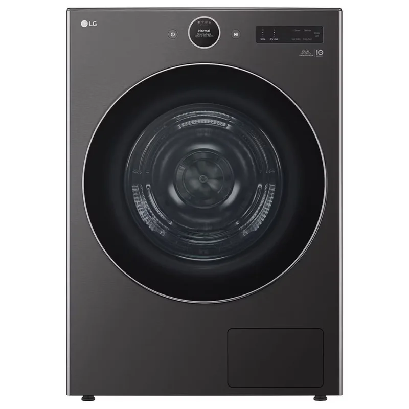 LG - 7.8 cu. Ft  Electric Dryer in Black Stainless - DLHC6702B Black Stainless
