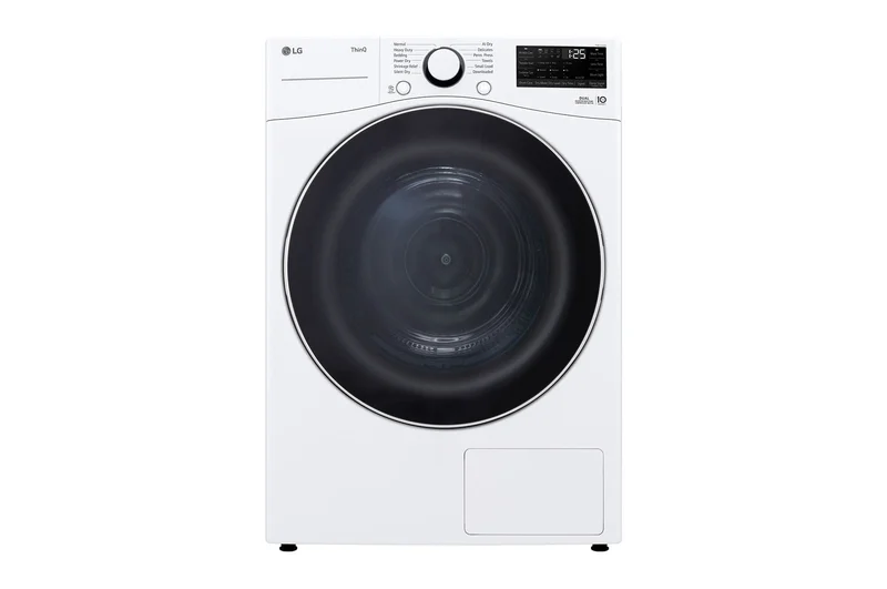 LG - 7.8 cu. Ft  Ventless Heat Pump Dryer in White - DLHC3602W White