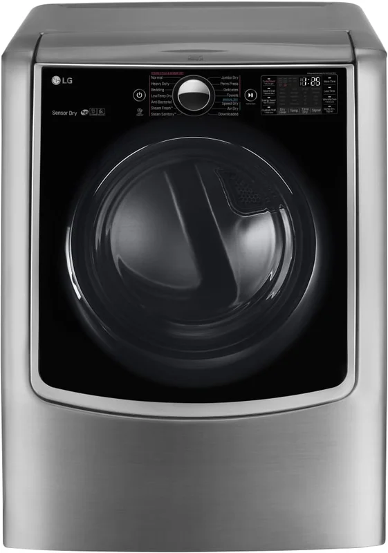LG - 9 cu. Ft  Electric Dryer in Stainless - DLEX9000V Stainless