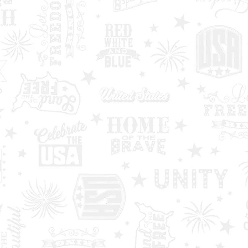 LIBERTY WHITES: Patriotic Words-White (1/4 Yard)