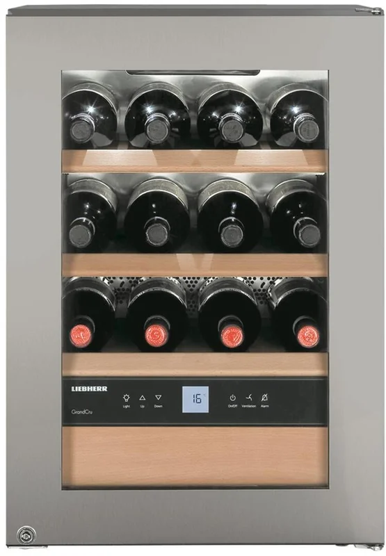 Liebherr - 16.75 Inch 1.7 cu. ft Wine Fridge Refrigerator in Stainless - WS1200 Stainless