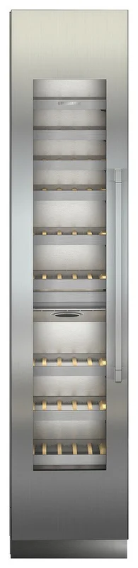 Liebherr - 17.75 Inch 8.2 cu. ft Built In / Integrated Wine Fridge Refrigerator in Stainless - MW1801 Stainless