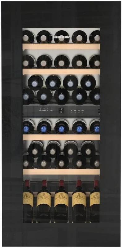 Liebherr - 21.9375 Inch 6 cu. ft Wine Fridge Refrigerator in Black - HWGB5100 Black