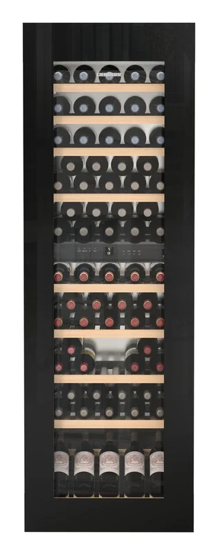 Liebherr - 21.9375 Inch 9 cu. ft Built In / Integrated Wine Fridge Refrigerator in Black - HWGB8300 Black