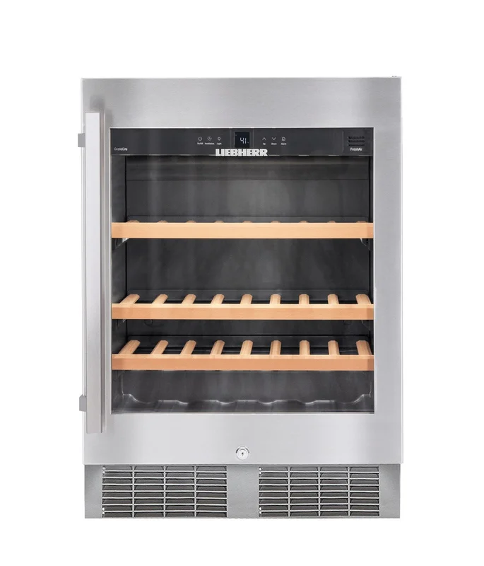 Liebherr - 23.5625 Inch 3.9 cu. ft Built In / Integrated Wine Fridge Refrigerator in Stainless - WU4500 Stainless