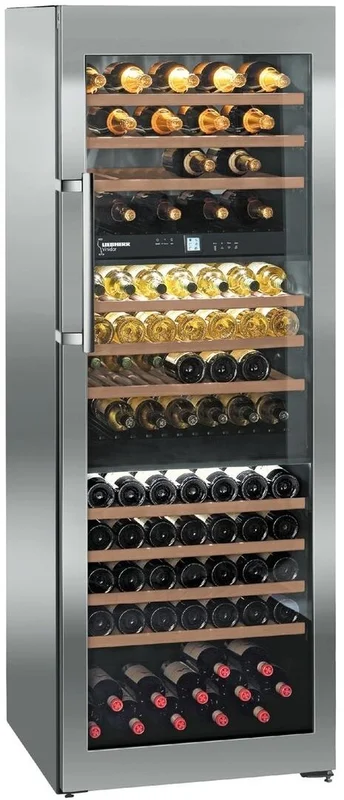 Liebherr - 27.5625 Inch 17.7 cu. ft Wine Fridge Refrigerator in Stainless - WS17800 Stainless