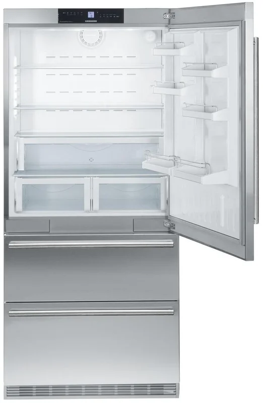 Liebherr - 35.8125 Inch 19.4 cu. ft Bottom Mount Refrigerator in Stainless - CS2060 Stainless
