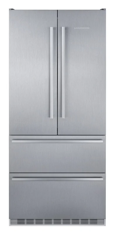 Liebherr - 35.875 Inch 18.9 cu. ft French Door Refrigerator in Stainless - CBS2082 Stainless