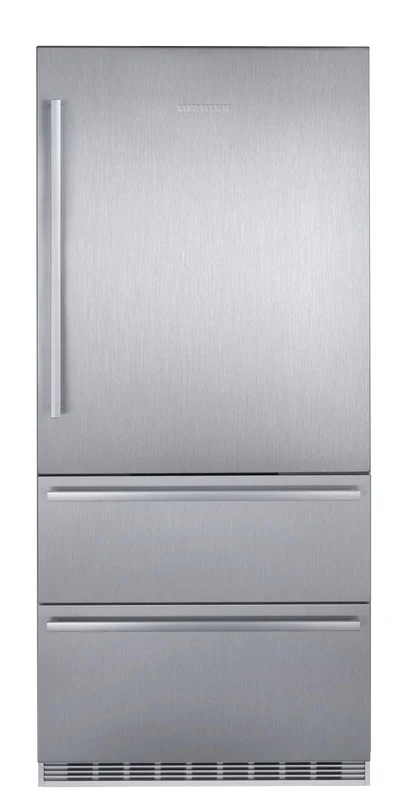 Liebherr - 35.875 Inch 19.5 cu. ft Bottom Mount Refrigerator in Stainless - CS2080 Stainless