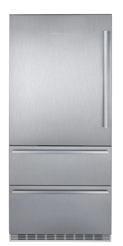 Liebherr - 35.875 Inch 19.5 cu. ft Bottom Mount Refrigerator in Stainless - CS2091 Stainless