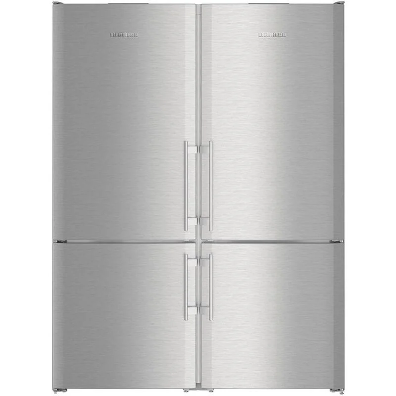Liebherr - 58.375 Inch 24.6 cu. ft Side by Side Refrigerator in Stainless - SBS32S2 Stainless