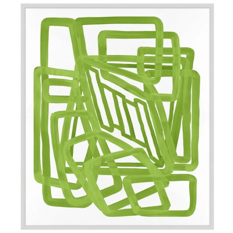 Lime Equation 1, 44"W x 51.5"H