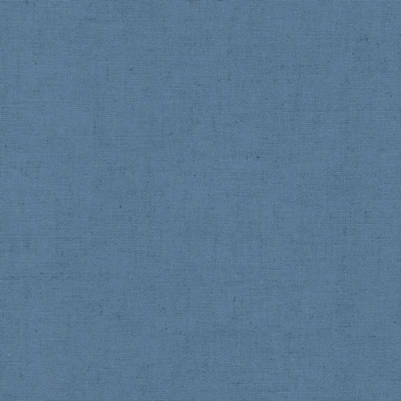 LINEN BLEND SOLIDS: Vintage Denim (1/4 Yard)