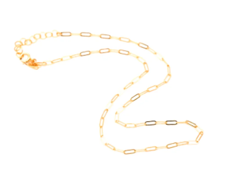 Link Chain Necklace, 12"