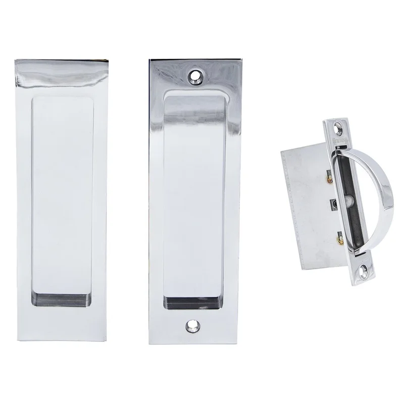 Linnea - Pocket Door - PL160S-00-FD Passage Pocket Door Lock with Edge Pull