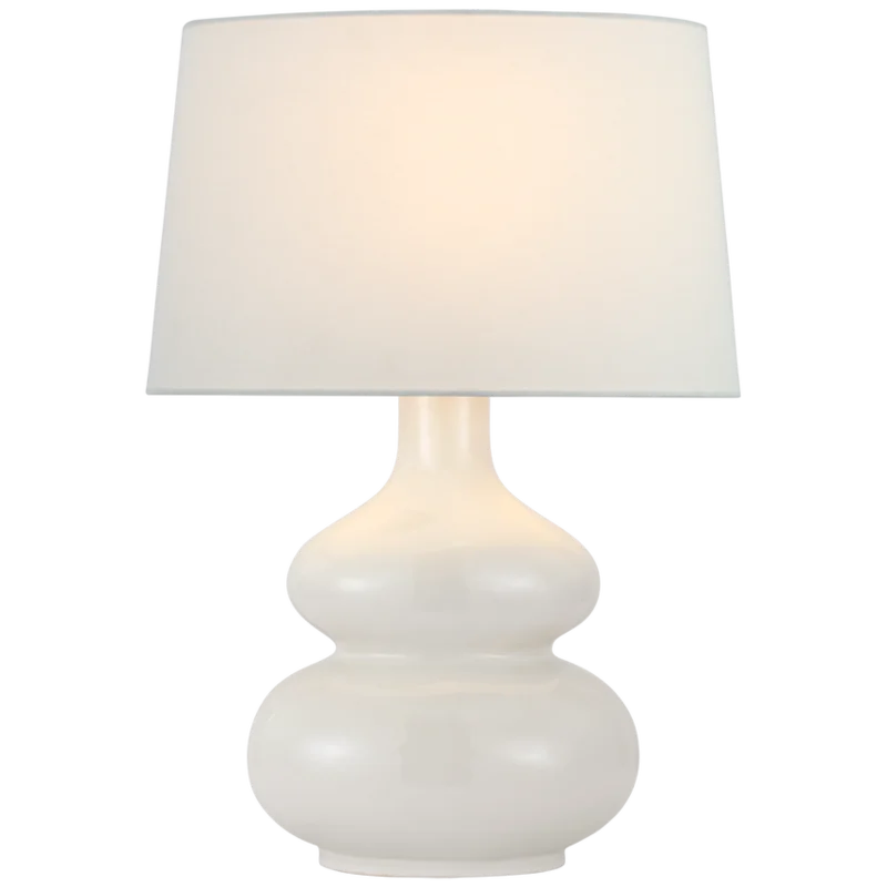 Lismore Medium Table Lamp, Ivory