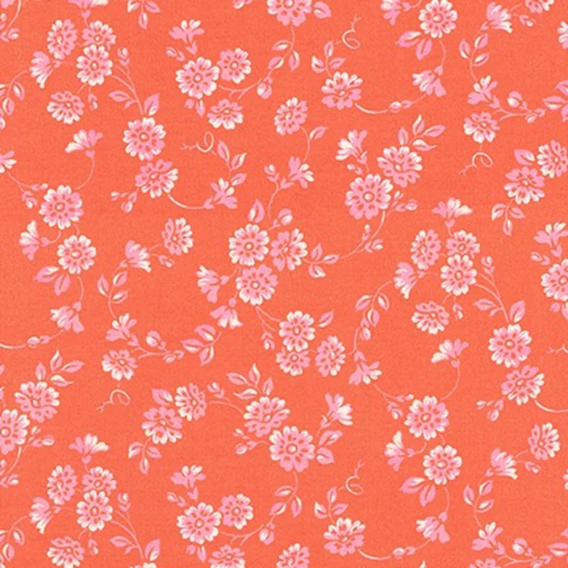 London Calling: Tangerine (1/4 Yard)