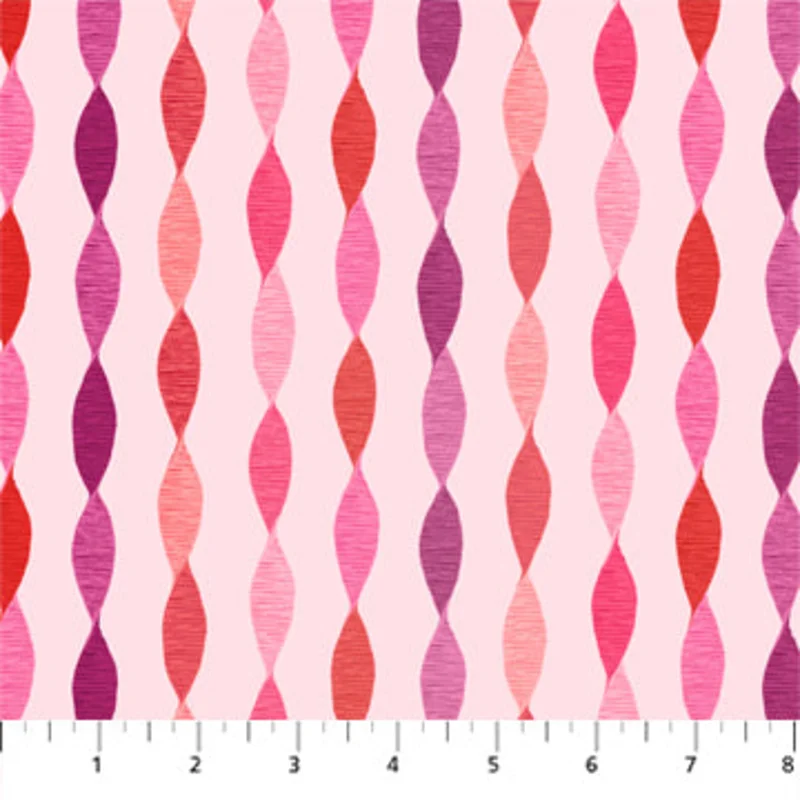 LOVE IN BLOOM: Streamers-Pink (1/4 Yard)