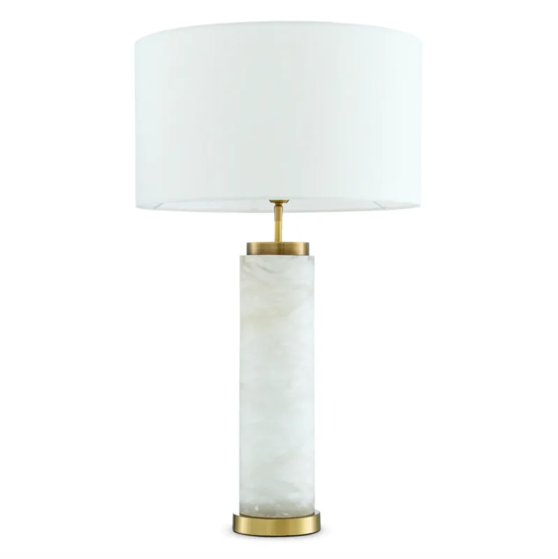 Lxry Table Lamp - Alabaster, 29.53"H
