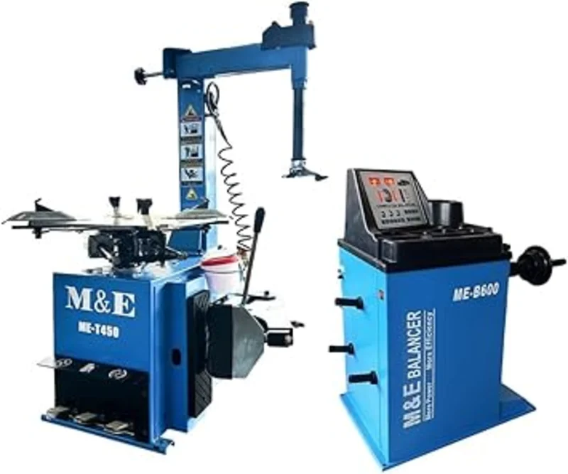 M&E ME-T450 & ME-B600 Tire Changer and Wheel Balancer Combo