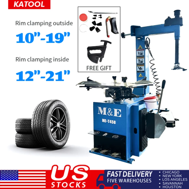 M&E ME-T450 Tire Changer Machine | 10"24" Rim Capacity