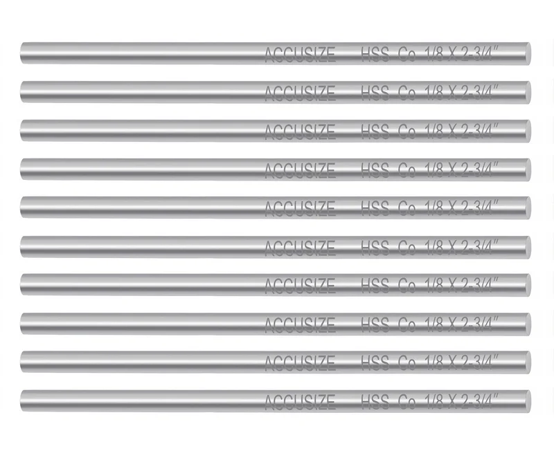 M35 (H.S.S. + 5% Cobalt) Round Tool Bit, Ground