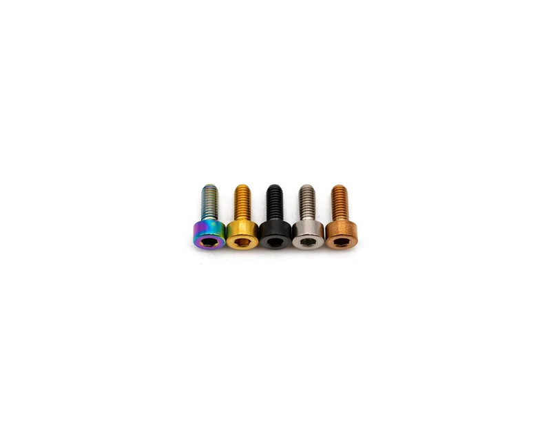 M3x8mm - Capped Head - Titanium Rainbow Oil Slick