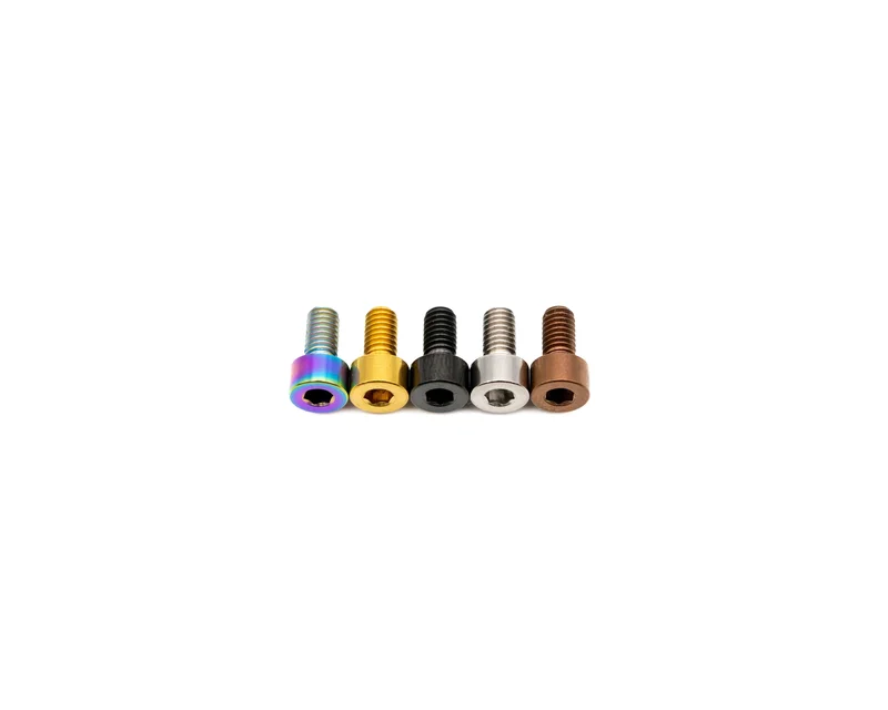 M4x8mm - Capped Head - Titanium Rainbow Oil Slick