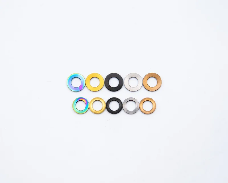 M5 Washer - Titanium Rainbow Oil Slick