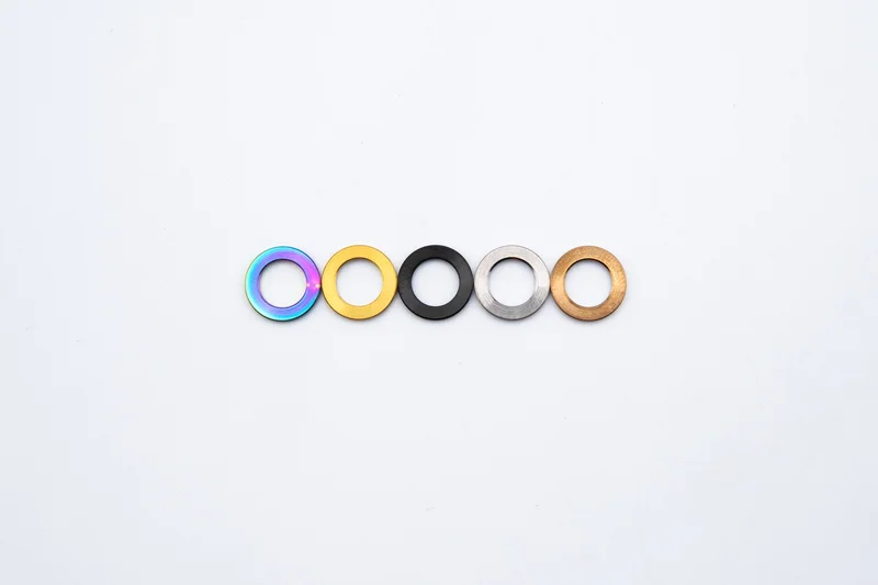 M6 Washer - Titanium Rainbow Oil Slick
