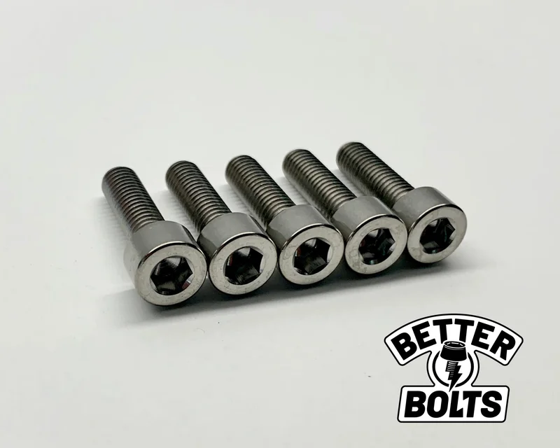 M6x22mm - Capped Head - Silver - Titanium