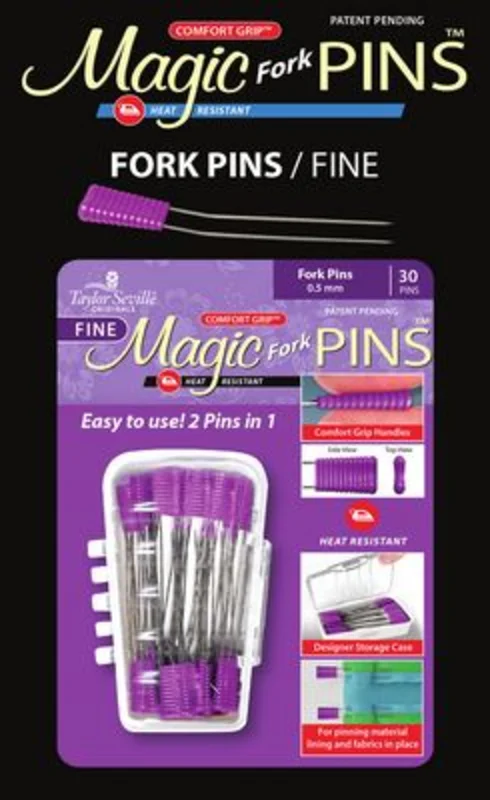 MAGIC PINS: Fine Fork 0.5mm (30pc)