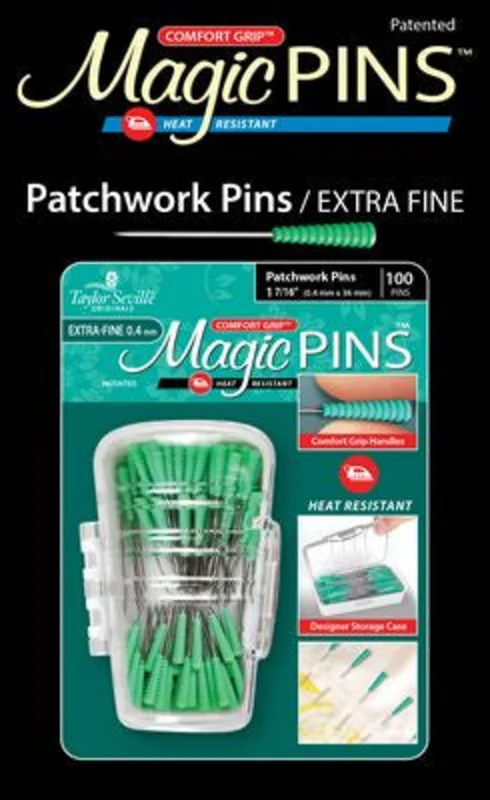 MAGIC PINS: Patchwork-Extra Fine 1-7/16" (100pc)