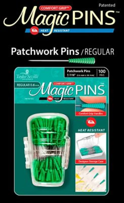 MAGIC PINS: Patchwork-Regular (100pc)