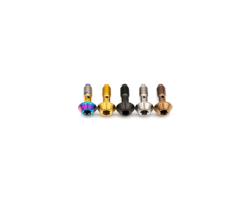 Magura Brake Banjo Bolt Titanium Rainbow Oil Slick