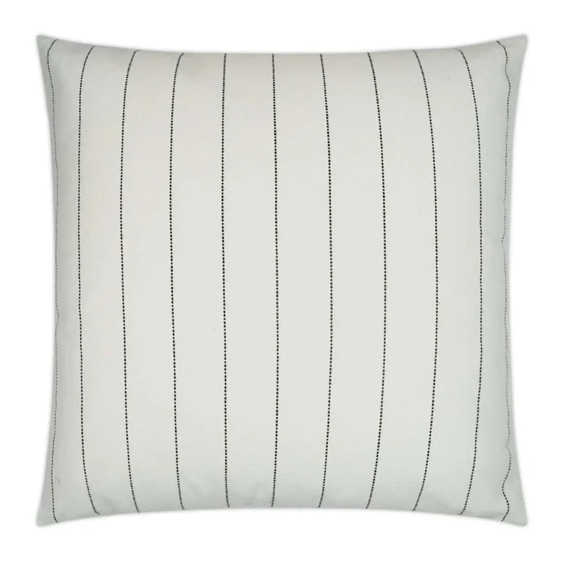 Malibu Indoor/Outdoor Pillow, White 22" x 22"