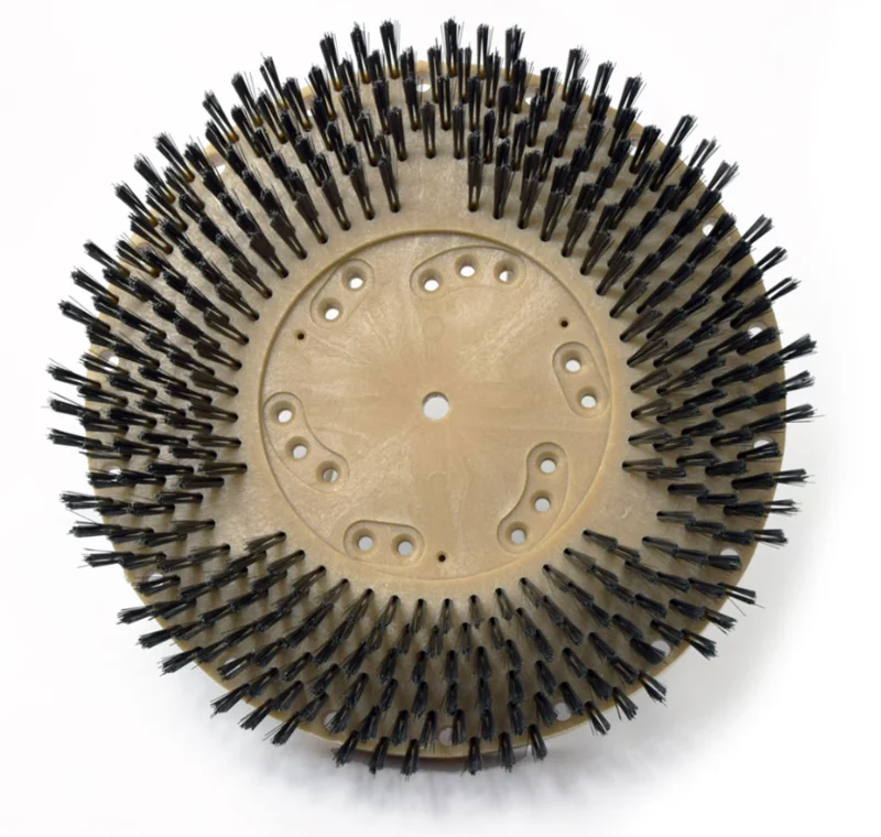 Malish Steel Wire TUFF-BLOCK Showerfeed Brushes, 13", 17" and 20" Floor Buffers, Riser and NP9200 Clutch Plate Included