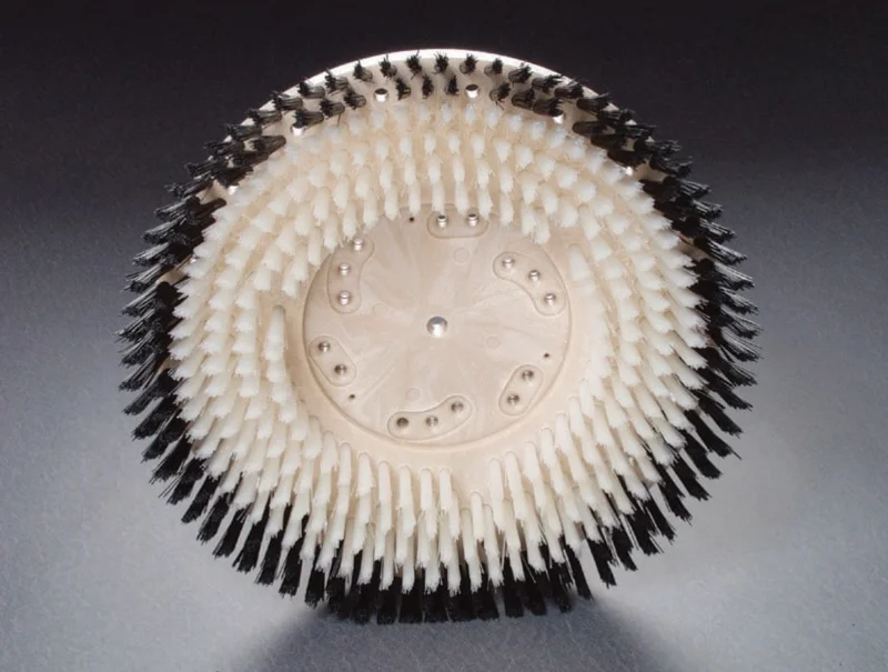 Malish TUFF-BLOCK Nylon Carpet Shampoo Brushes, 13", 17" and 20" Floor Buffers, Riser and NP9200 Clutch Plate Included
